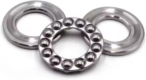 Thrust Ball Bearings, 2pcs 51102 Plane Axial Ball Bearing 3-in-1, 15mm x 28mm x 9mm Chrome Steel ABEC3 Single Row Roller in Saudi Arabia