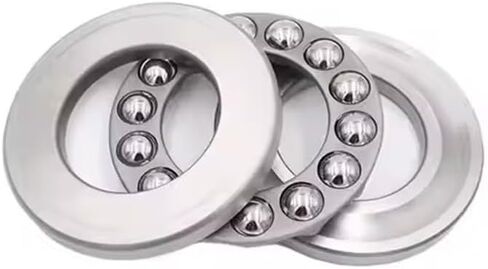 Thrust Ball Bearings, 2pcs 51102 Plane Axial Ball Bearing 3-in-1, 15mm x 28mm x 9mm Chrome Steel ABEC3 Single Row Roller in Saudi Arabia