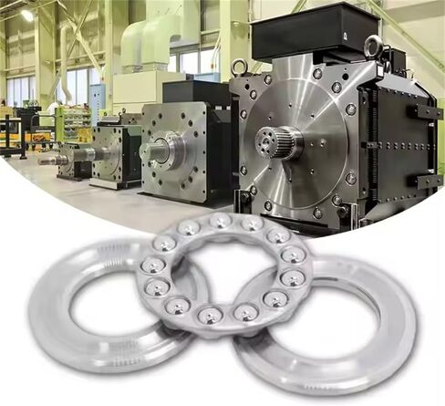 Thrust Ball Bearings, 2pcs 51102 Plane Axial Ball Bearing 3-in-1, 15mm x 28mm x 9mm Chrome Steel ABEC3 Single Row Roller in Saudi Arabia