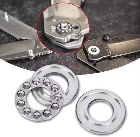 Thrust Ball Bearings, 2pcs 51102 Plane Axial Ball Bearing 3-in-1, 15mm x 28mm x 9mm Chrome Steel ABEC3 Single Row Roller in Saudi Arabia