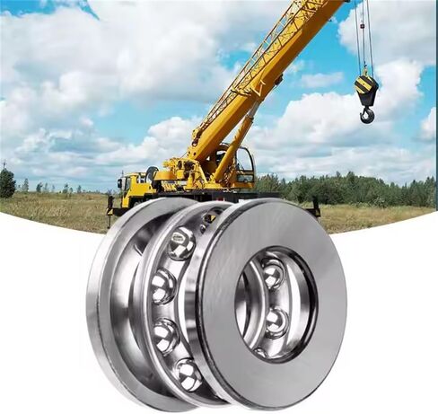 Thrust Ball Bearings, 2pcs 51102 Plane Axial Ball Bearing 3-in-1, 15mm x 28mm x 9mm Chrome Steel ABEC3 Single Row Roller in Saudi Arabia