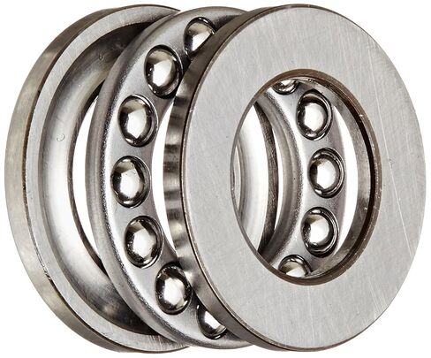 SKF 51103 محمل دفع اتجاه واحد ، 3 قطع ، سباق مخادع ، زاوية التلامس 90 درجة ، ABEC 1 ، فتحة ، قفص فولاذي ، حملة 17 ملم ، OD 30 مم ، عرض 9 مم ، 3440 رطل سعة الحمل الثابت ، 2190 رطل سعة تحميل ديناميكي in Kuwait