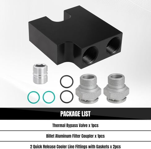 310-005-2464 Thermal Bypass Valve Upgrade Kit for Ram 2019-Up 6.7L 6.7 Cummins Diesel Engines with 68RFE or Aisin AS69RC Transmission with Billet Filter Coupler in Saudi Arabia