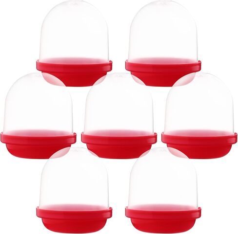 Capsule Vending Machine Translucent Acorn Capsules Empty 30 pcs 1.1 inch - Gumball Machine Capsules Refill Bulk Party Favors - Easter Basket Stuffers - DIY Craft Supplies in Saudi Arabia