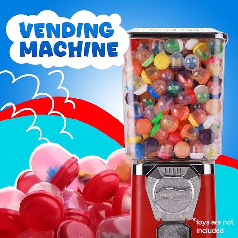 Capsule Vending Machine Translucent Acorn Capsules Empty 30 pcs 1.1 inch - Gumball Machine Capsules Refill Bulk Party Favors - Easter Basket Stuffers - DIY Craft Supplies in Saudi Arabia
