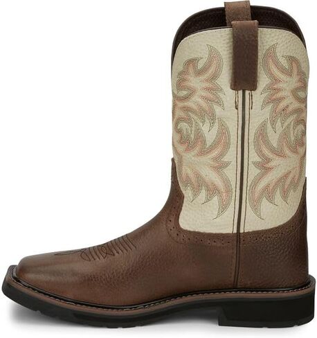 Justin Men's SE4688 Driller 11" Steel Toe Work Boot, Umber - 9 EE in Saudi Arabia