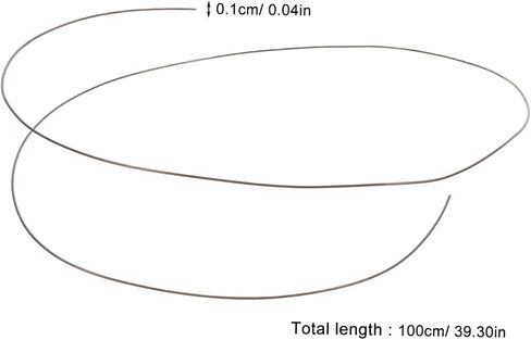 DOITOOL Tungsten Wire for Firing Wire for Pottery Jewelry Making High-Temperature Endurance up in Saudi Arabia