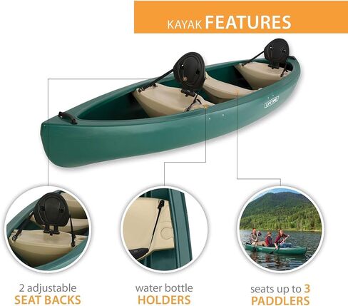 Lifetime Wasatch Canoe, Green, 13' in Saudi Arabia