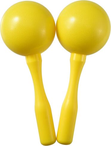 Maracas for Kids Adults, 8 Inch, Set of 2, Red in Saudi Arabia