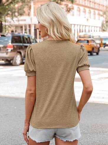 Womens Beach Vacation Summer Tops Cute Blouses Spring T Shirts Casual Dressy Tees Fashion Trendy Clothes 2025 in Saudi Arabia