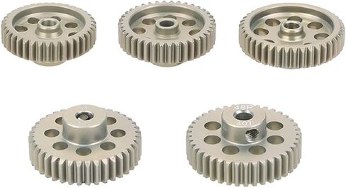Xuulan-Bevel Gears Model Car Steel Teath 3.175mm MORTED 16T TO 48T 48DP MOTER GEAR 3.175MM MOTER MOTOR GEAR 1/10 1/12 محرك السيارة الكهربائي (اللون: 19T) in Kuwait