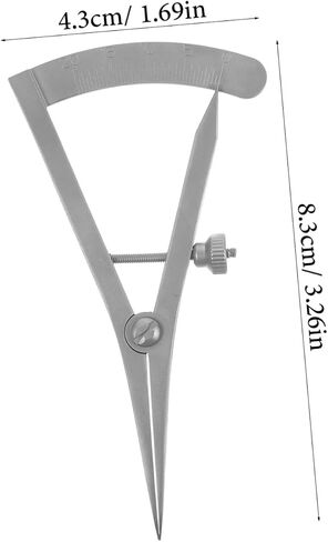 Eyelid Measurement Ruler Stainless Steel Eye Gauge for Accurate Double Eyelid Surgery Measurements Portable Eye Tool for Home Travel Use Fits Different Face Shapes in Saudi Arabia