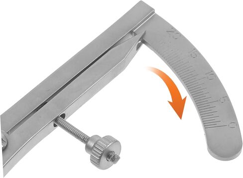 Eyelid Measurement Ruler Stainless Steel Eye Gauge for Accurate Double Eyelid Surgery Measurements Portable Eye Tool for Home Travel Use Fits Different Face Shapes in Saudi Arabia