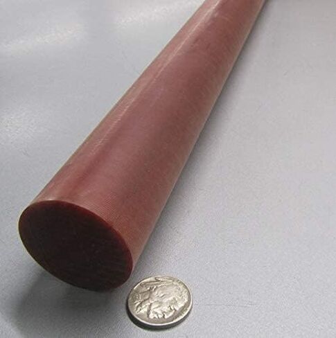 Micarta XX Paper Round Round Rod 1-1/2 "(1.50") القطر × 48 "طول 1 وحدة in Saudi Arabia