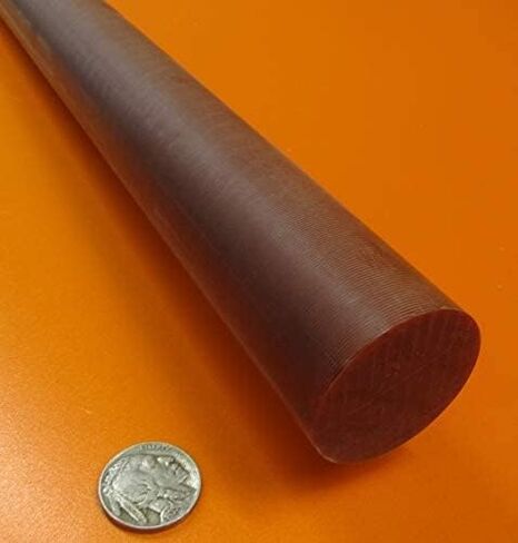 Micarta XX Paper Round Round Rod 1-1/2 "(1.50") القطر × 48 "طول 1 وحدة in Saudi Arabia