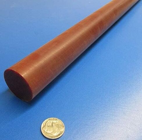 Micarta XX Paper Round Round Rod 1-1/2 "(1.50") القطر × 48 "طول 1 وحدة in Saudi Arabia