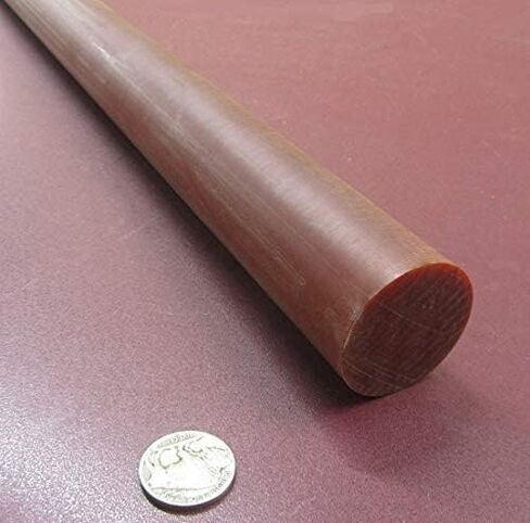 Micarta XX Paper Round Round Rod 1-1/2 "(1.50") القطر × 48 "طول 1 وحدة in Saudi Arabia