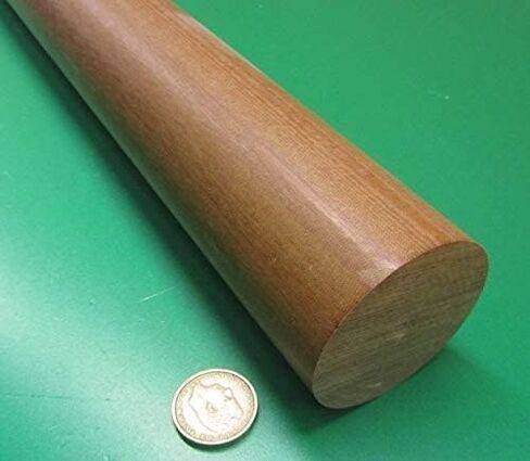 Micarta LE Linen Phenolic Round Rod 2-1/4" (2.25") Diameter x 48" Length 1 Unit in Saudi Arabia
