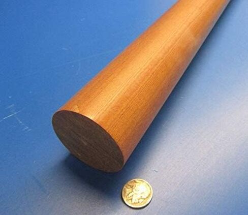 Micarta LE Linen Phenolic Round Rod 2-1/4" (2.25") Diameter x 48" Length 1 Unit in Saudi Arabia