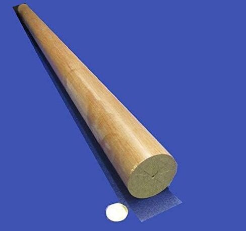 Micarta le Linen Phenolic Round Rod 2-1/2 "(2.50") قطر × 48 " in Saudi Arabia