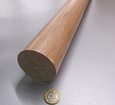 Micarta le Linen Phenolic Round Rod 2-1/2 "(2.50") قطر × 48 " in Saudi Arabia