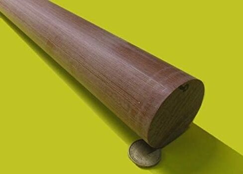 Micarta le Linen Phenolic Round Rod 2-1/2 "(2.50") قطر × 48 " in Saudi Arabia