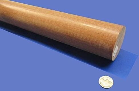 Micarta le Linen Phenolic Round Rod 2-1/2 "(2.50") قطر × 48 " in Saudi Arabia
