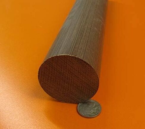 Micarta LE Linen Phenolic Round Rod 2" (2.00") Diameter x 48" Length in Saudi Arabia