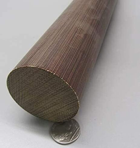 Micarta LE Linen Phenolic Round Rod 2" (2.00") Diameter x 48" Length in Saudi Arabia
