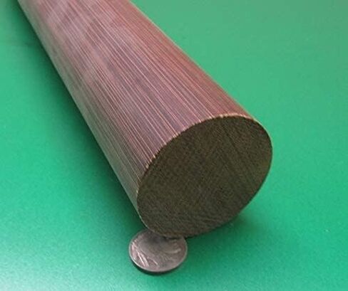 Micarta LE Linen Phenolic Round Rod 2" (2.00") Diameter x 48" Length in Saudi Arabia