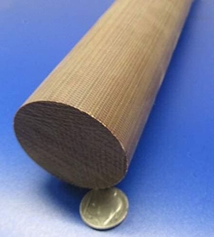 Micarta LE Linen Phenolic Round Rod 2" (2.00") Diameter x 48" Length in Saudi Arabia