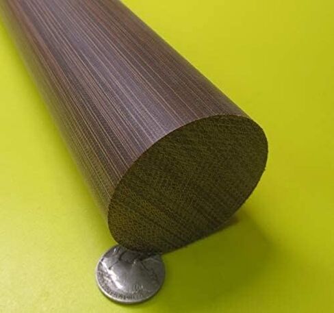 Micarta LE Linen Phenolic Round Rod 2" (2.00") Diameter x 48" Length in Saudi Arabia