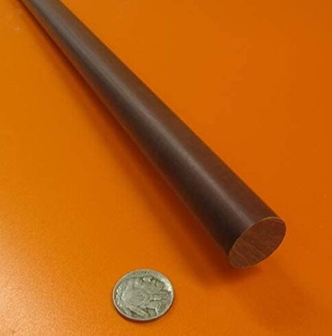 Micarta XX Paper Phenolic Round Rod 7/8" (.875") Diameter x 48" Length in Saudi Arabia