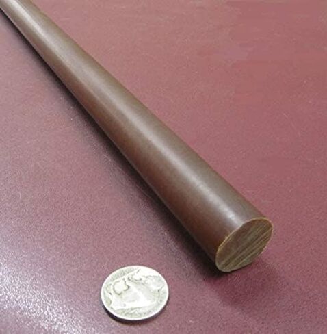 Micarta XX Paper Phenolic Round Rod 7/8" (.875") Diameter x 48" Length in Saudi Arabia