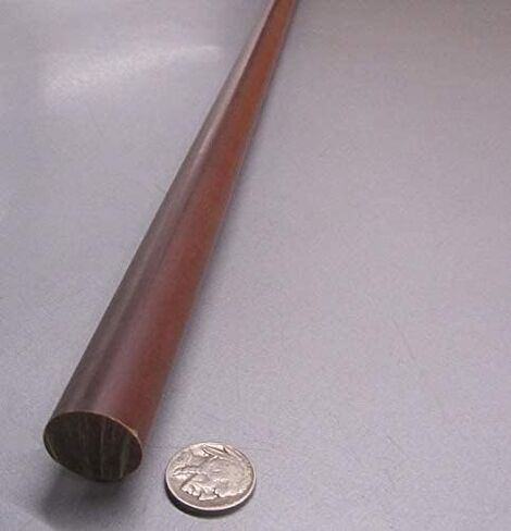 Micarta XX Paper Phenolic Round Rod 7/8" (.875") Diameter x 48" Length in Saudi Arabia