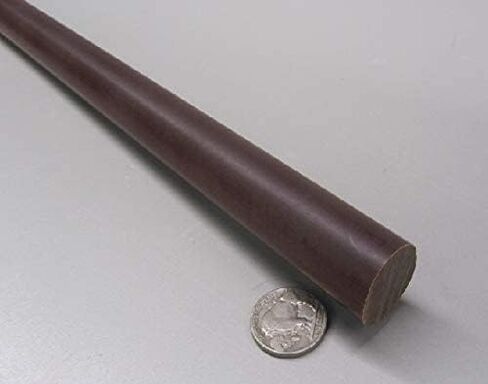 Micarta XX Paper Phenolic Round Rod 7/8" (.875") Diameter x 48" Length in Saudi Arabia