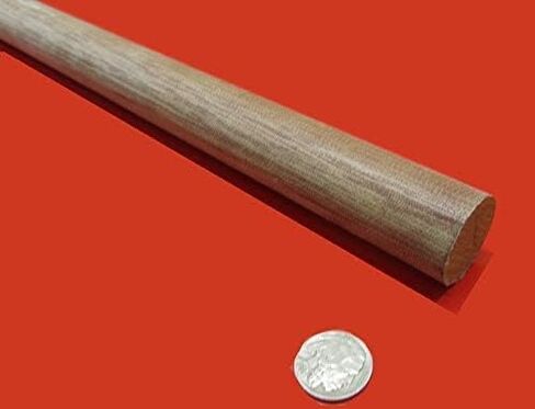 Micarta LE Linen Phenolic Round Rod 1-1/8" (1.125") Diameter x 48" Length in Saudi Arabia
