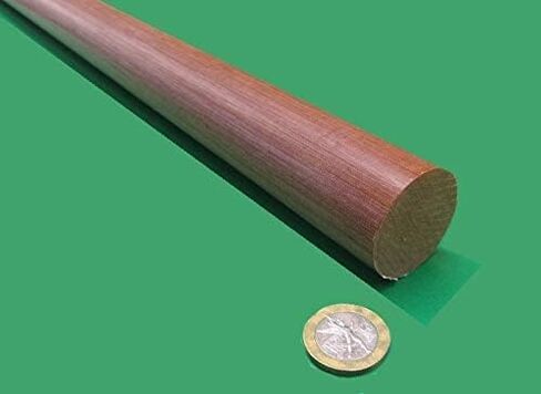 Micarta le Linen Phenolic Round Rod 1-3/8 "(1.375") قطر × 48 " in Saudi Arabia