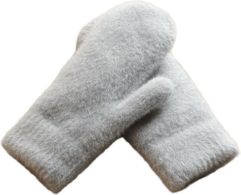 IZUS Cold-Weather Thick-Knit-Mittens for Women Winter-Spring-Warm Outdoor-Sport Acrylic-Wool Crochet-Cable-Gloves in Saudi Arabia