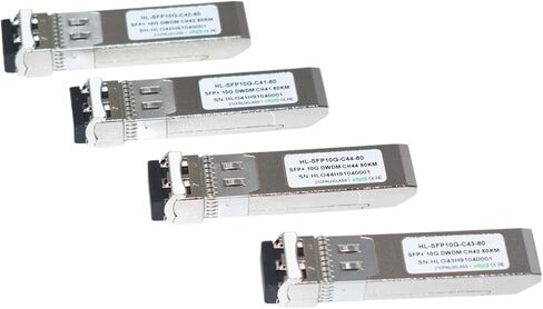 DWDM 10G ZR C17-C61 1563.86-1528.77nm DWDM 80KM SFP+ 10G Transceiver Optical in Kuwait