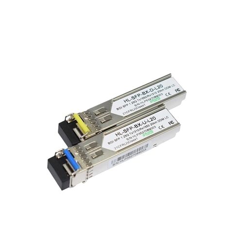 10pairs كثيرا! موصل Simpatible LC/SC التوافق 1.25G WDM SFP 20km 1000Base SFP DOM 1310/1550 in Kuwait