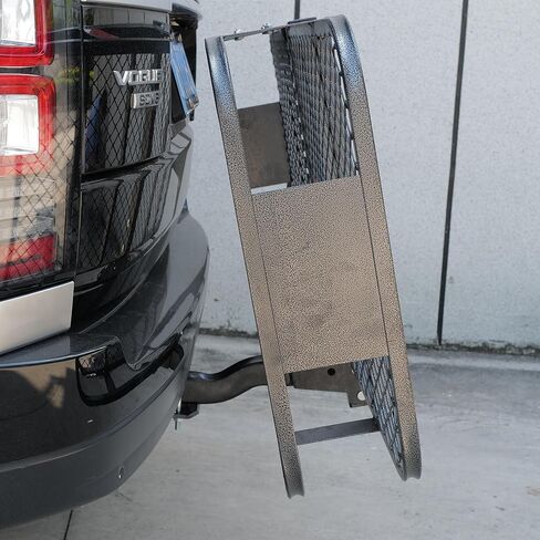 Folding Trailer Hitch Mount Cargo Carrier 60" 20" 6",500LBS Luggage Rack Basket Car Storage,58" 19" 24" Waterproof Bag,500LBS Anti-Rust Luggage2 Receiver,Trailer Hitch Mount for RVs, Pickups, Trucks in Kuwait