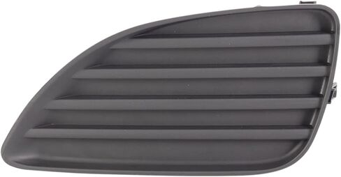 TRQ Right Outer Fog Light Hole Cover Black Passenger Side Compatible with 2015-2017 Volkswagen GTI VW1039138 in Saudi Arabia