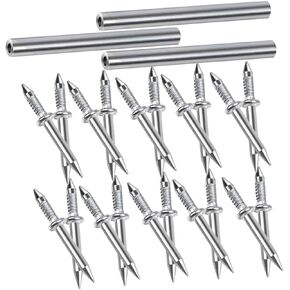 LIFKOME 300pcs Double Head Skirting Nails Baseboard Nails Installation Sleeves for Drywall in Saudi Arabia