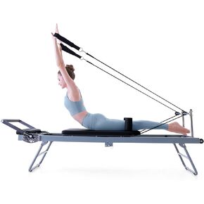 Arkantos Pilates المصلح المصلح قابلة للطي ، معدات بيلاتيس المصلحة لتمرين الرياضة واستخدام المنازل ، مناسبة للمستخدمين المتوسطين والمبتدئين in Kuwait