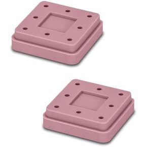 2 PCS Dental Bur Block Silicone Sidicon Magnetic Autoglavable 8 قدرة لحامل Bors Brs Brs (الأرجواني) in Kuwait