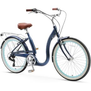 sixthreezero Easy Boarding Women's 7-Speed Bicycle, Teal in Saudi Arabia