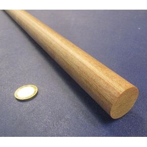 Micarta Canvas Ce Phenolic Round Rod 1.25 "(1-1/4") القطر × 48 "طول 1 وحدة in Kuwait