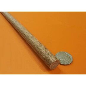 Micarta Canvas CE Phenolic Round Rod .500 "(1/2") قطر × 48 "طول 2 وحدات 8 أقدام in Saudi Arabia