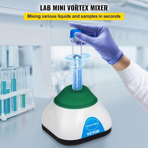 خلاط Vevor Vortex ، 6000 دورة في الدقيقة Mini Vortex Mixer Shaker Touch Function USB شحن دوامة شاكر ، قم بخلط ما يصل إلى 50 مل 6 مم قطر مداري للطلاء من طلاء الأظافر أنبوب اختبار الحبر الوشم ، أنبوب الاختبار. in Kuwait